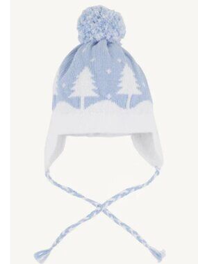 NEW THE BEAUFORT BONNET COMPANY kids parrish pom pom hat in worth ave white